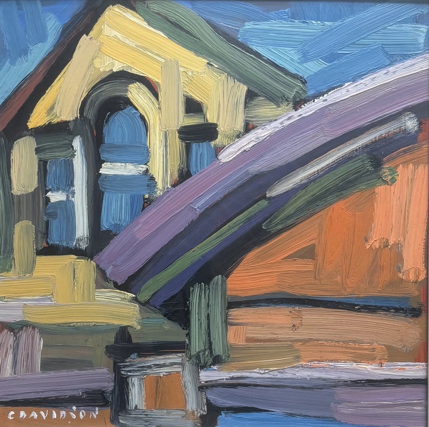 Colin Davidson Contemporary Oil Painting Magherafelt Campus