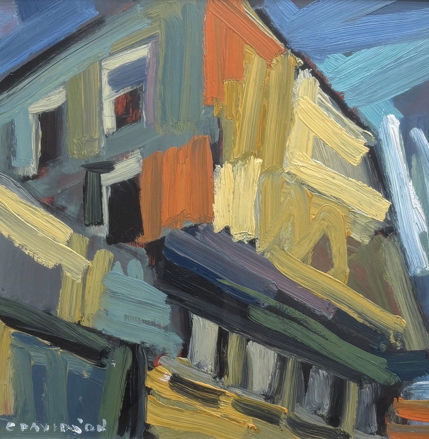 Colin Davidson Contemporary Oil Painting Antrim Campus