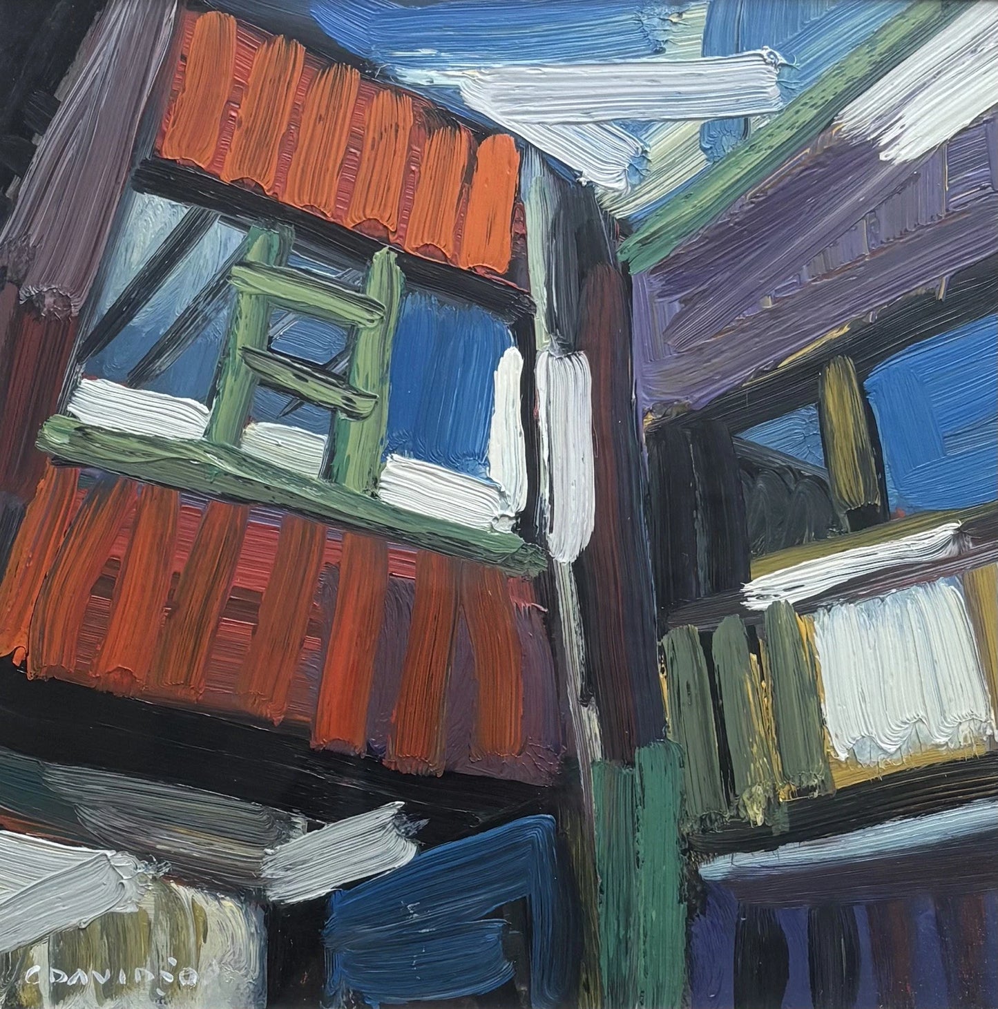 Colin Davidson Contemporary Oil Painting Ballymena Campus