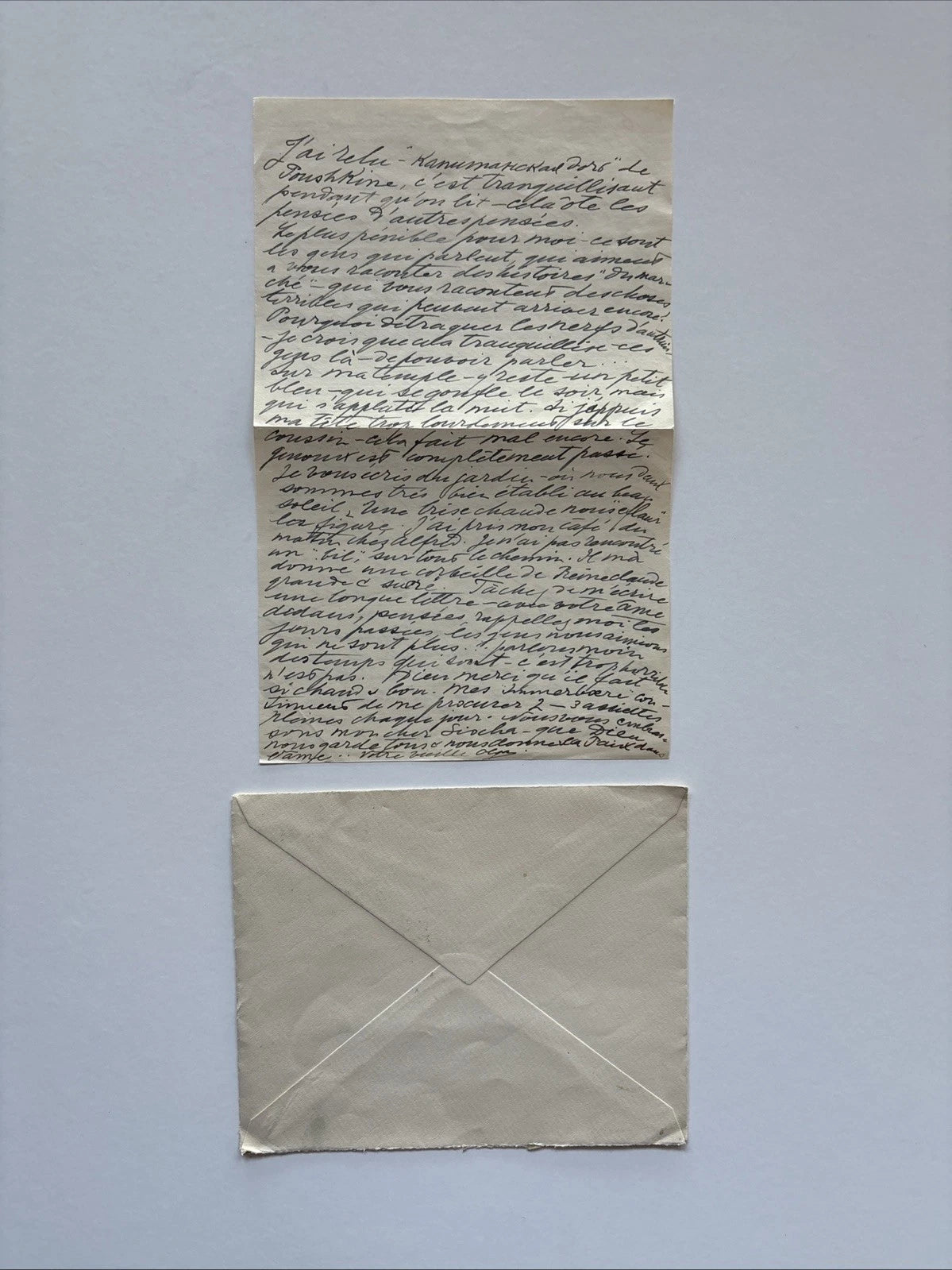 Antique Imperial Russian Signed Letter Grand Duchess Olga Alexandrovna of Russia 1939