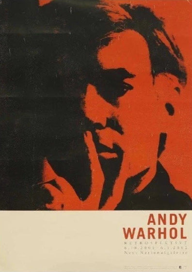 Andy Warhol Retrospective Exhibition Poster 2001