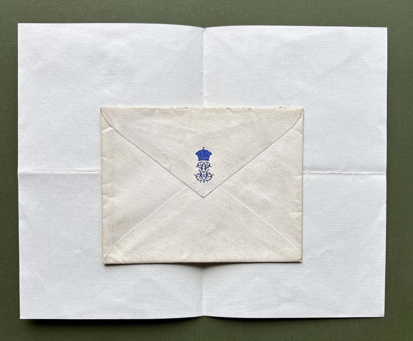 Prince George Duke of Cambridge Signed Letter With Envelope to Sir Charles Hall