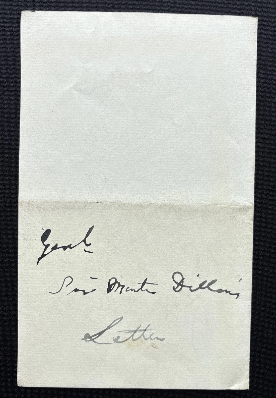 Prince George Duke of Cambridge Signed Royal Letter To Sir Martin Andrew Dillon