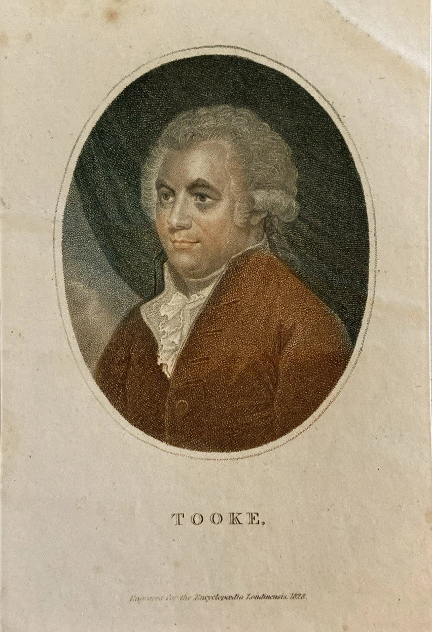 Antique 1823 Engraving of John Horne Tooke – Political Reformer & Philologist