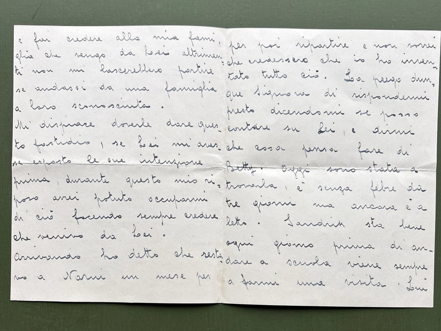Russian Imperial Family Letter To Princess Andrew of Russia From Her Servant