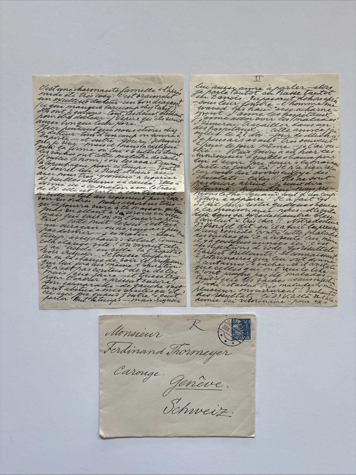 Antique Imperial Russian Signed Letter Grand Duchess Olga Alexandrovna of Russia 1939