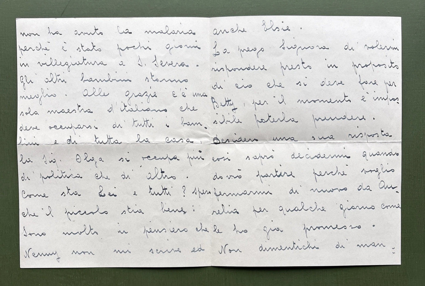 Russian Imperial Family Letter To Princess Andrew of Russia From Her Servant