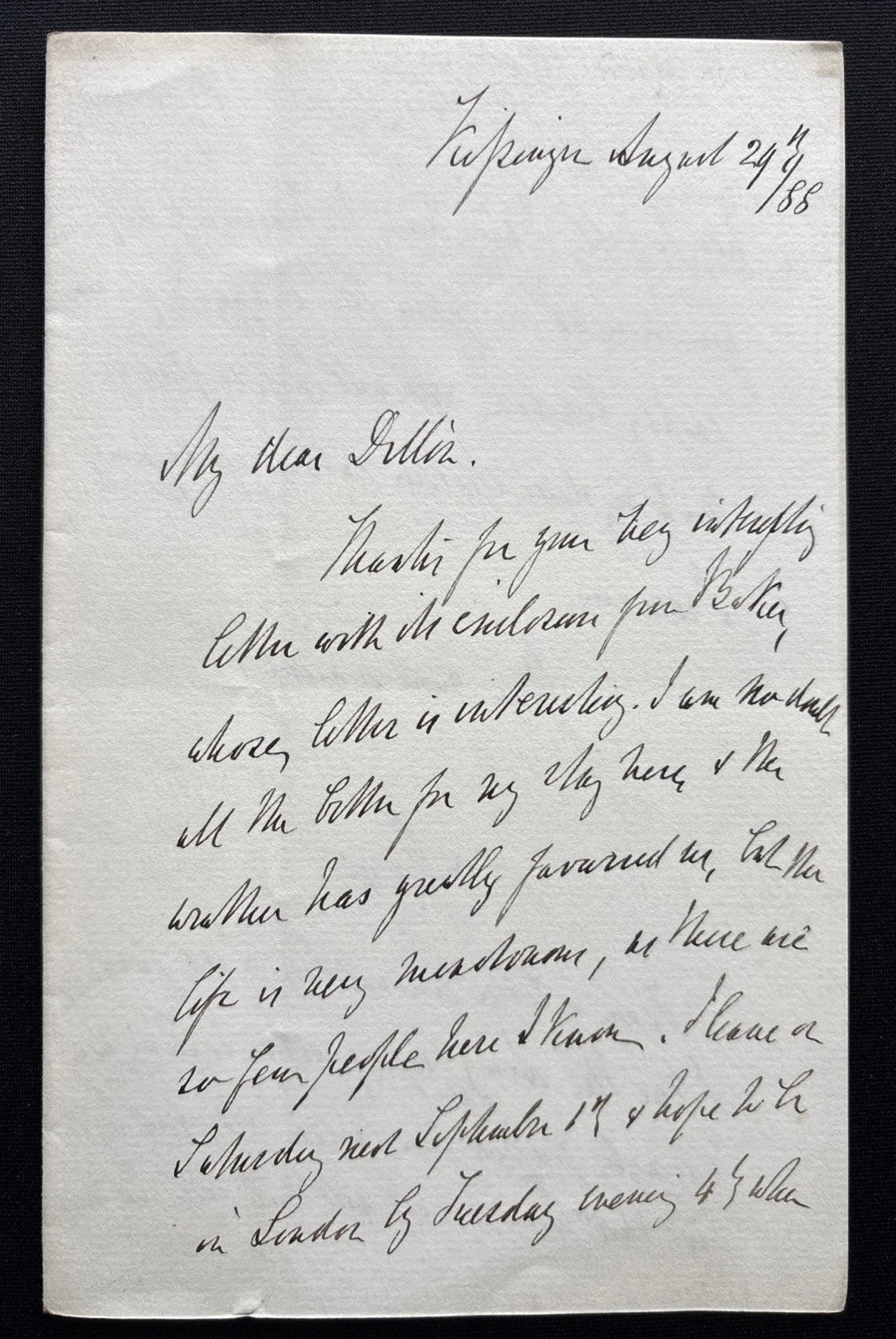 Prince George Duke of Cambridge Signed Royal Letter To Sir Martin Andrew Dillon
