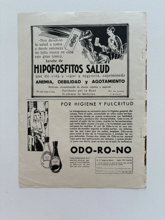 Antique Art Deco Beach Scene by Viera Sparza – Blanco y Negro Magazine Cover