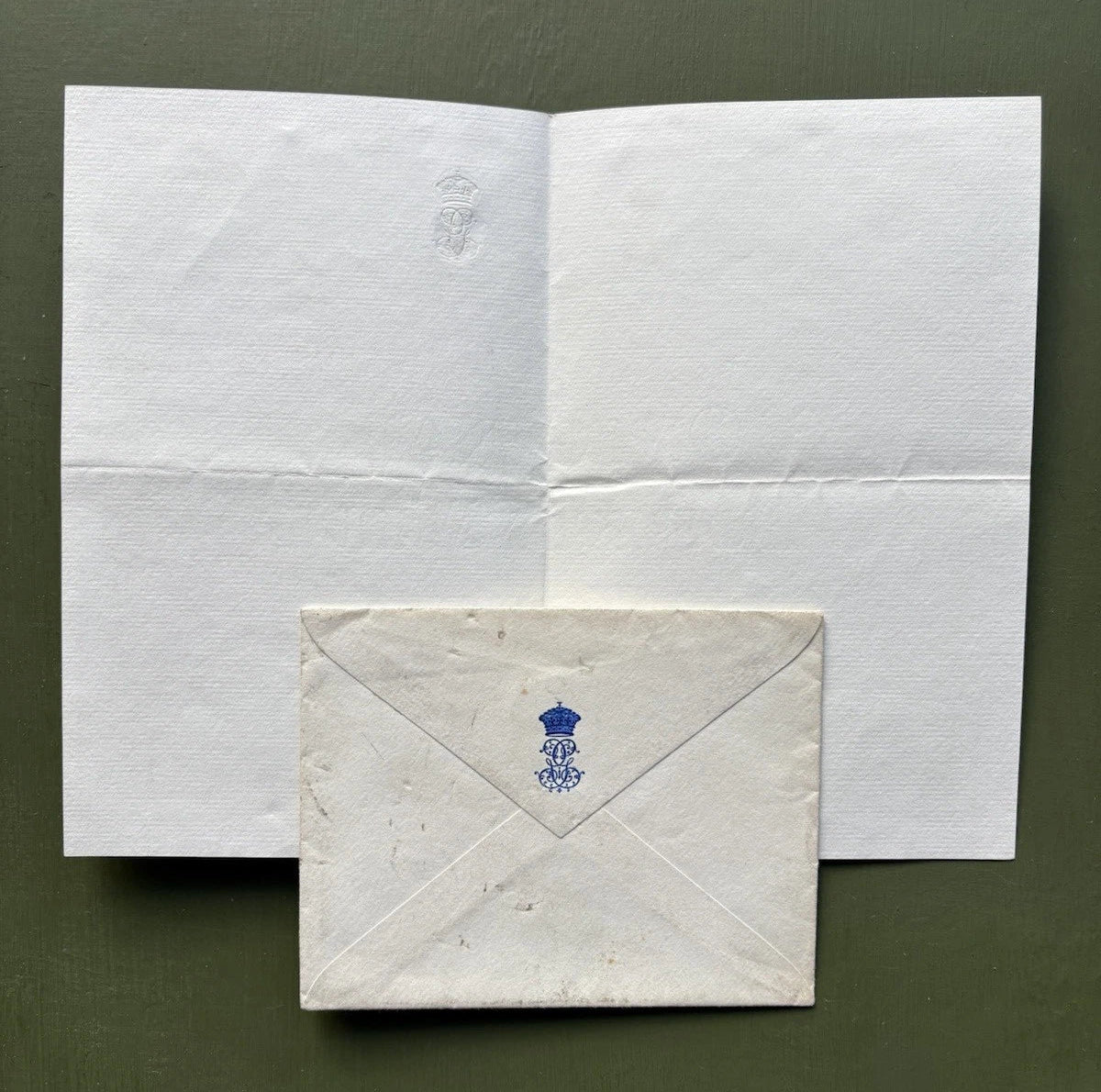Prince George Duke of Cambridge Signed Letter With Envelope to Sir Charles Hall