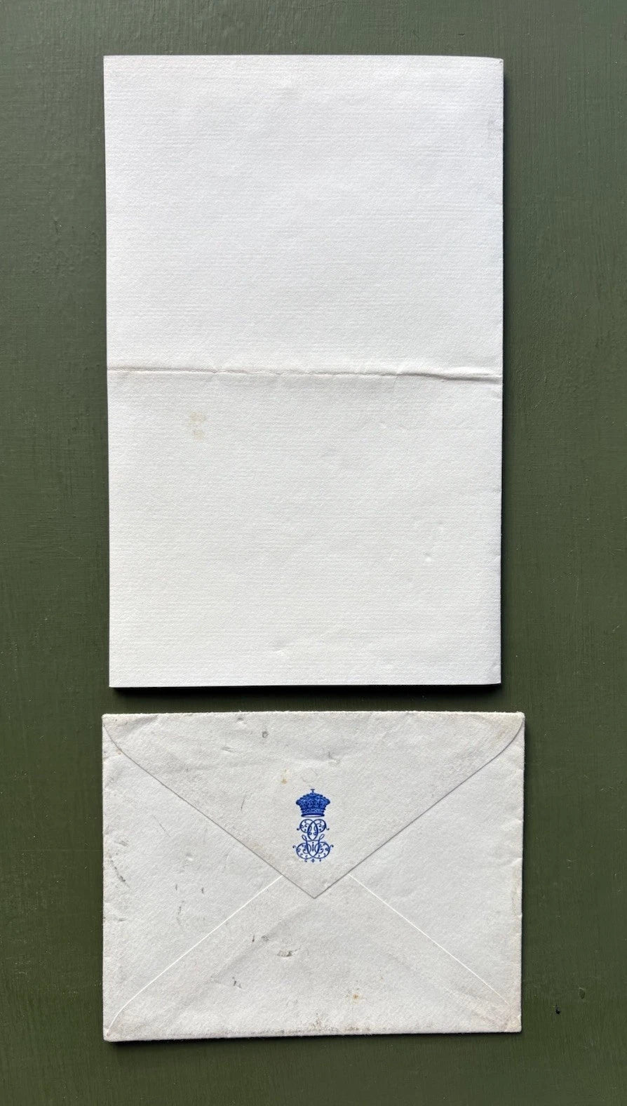 Prince George Duke of Cambridge Signed Letter With Envelope to Sir Charles Hall