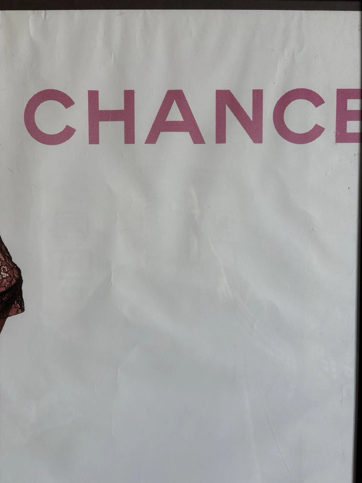 Vintage Chanel Fashion Framed Poster Chance Perfume by Jean-Paul Goude
