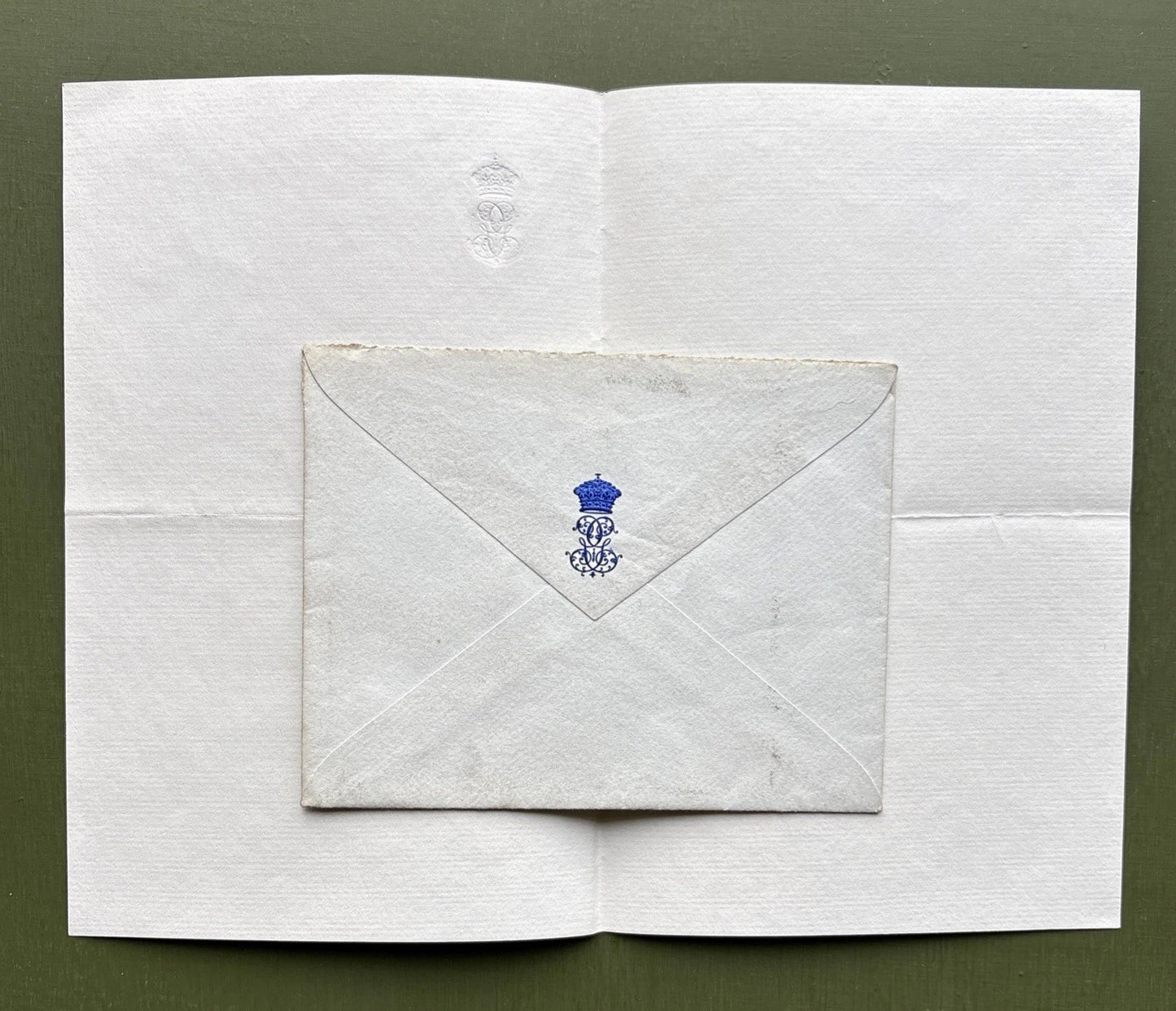 Prince George Duke of Cambridge Signed Letter With Envelope to Sir Charles Hall