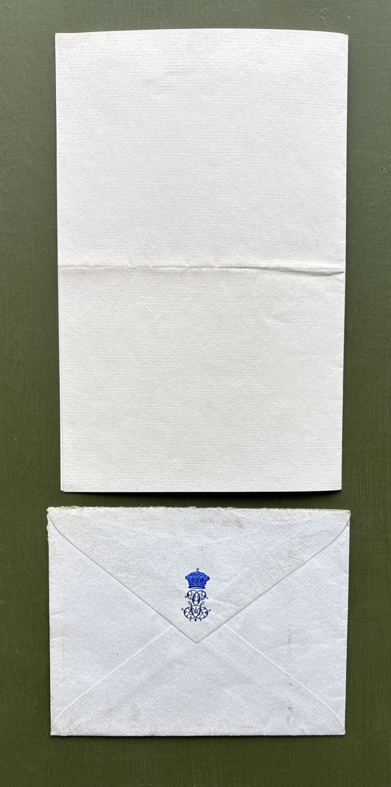 Prince George Duke of Cambridge Signed Letter With Envelope to Sir Charles Hall