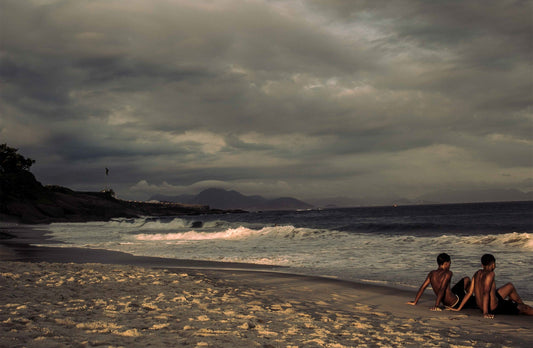 Lovers and Sunset by Veronica Di Maggio